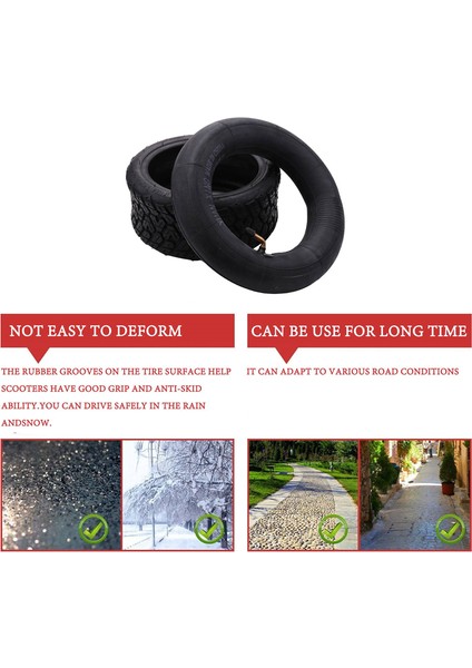10 Inç Elektrikli Skuter Lastiği 85/65-6.5 Iç Tüp/dış Lastik Kugoo G-Booster/g2 Pro Bisiklet Parçaları, Bükülmüş (Yurt Dışından) fiyatları