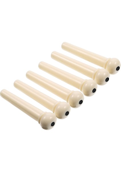 9 Pcs Akustik Gitar Köprü Pimleri, Gitar Parçaları ve Aksesuarları Saf Tonu Mükemmel Bir Şekilde Geri Yükler (Yurt Dışından)