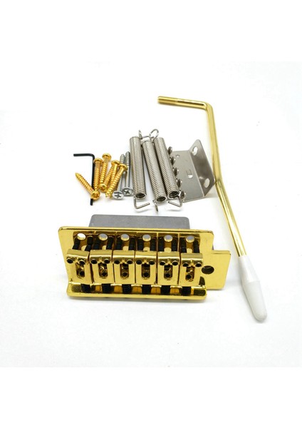 Altın Gitar Tremolo Köprü Kol Yayları Tekne Jak Lokma Seti Fender St Elektro Gitar Parçaları Aksesuarları (Yurt Dışından)