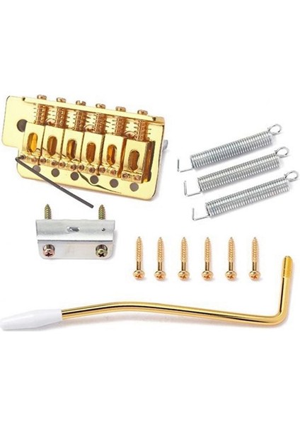 Altın Gitar Tremolo Köprü Kol Yayları Tekne Jak Lokma Seti Fender St Elektro Gitar Parçaları Aksesuarları (Yurt Dışından)