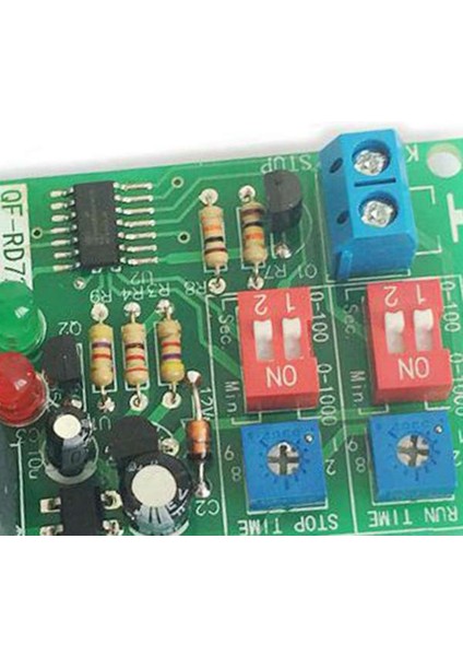 2 Adet Çift Zamanlı Ayarlanabilir Çevrim Gecikmesi Zamanlama Rölesi Tekrarlama Kapalı Anahtarı Sonsuz Döngü Zamanlayıcı Modülü Ac 100V 110V 240V (Yurt Dışından)
