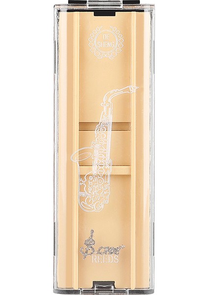 Taşınabilir Saksafon Klarnet Sazlık Kutusu Su Geçirmez Şeffaf Saklama Kutusu Desteği 2 Sazlık Müzik Aleti Aksesuarları (Yurt Dışından) fiyatları