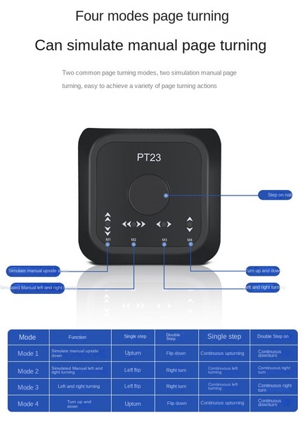 Kablosuz Sayfa Turner Pedalı Şarj Edilebilir Kablosuz Ayak Anahtarı Tablet Akıllı Telefon Için Elektronik Müzik Puanları E-Kitaplar Beyaz (Yurt Dışından)