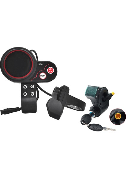 LT01 Ekran Başparmak Gaz + 6pın Kontak Kilidi Anahtarı Kaabo Mantis 8/10 Kaabo Wolf Warriorx/wolf WARRIOR11 E Scooter (Yurt Dışından)