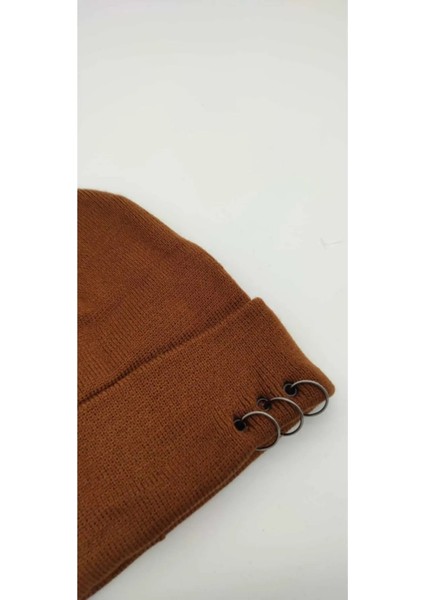 Bere 3'lü Pirsing Beret With Three Piercings