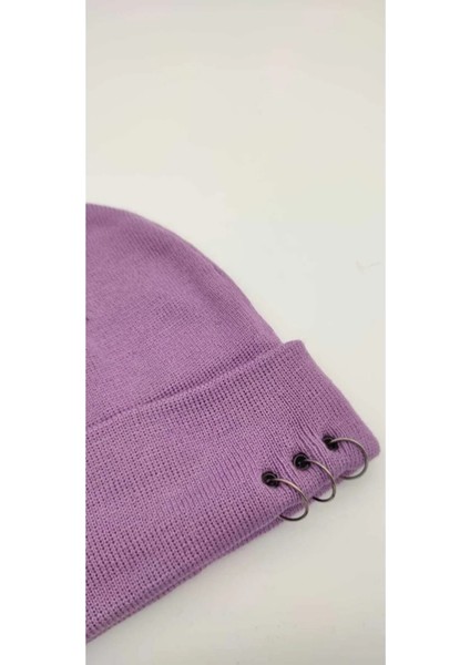 Bere 3'lü Pirsing Beret With Three Piercings