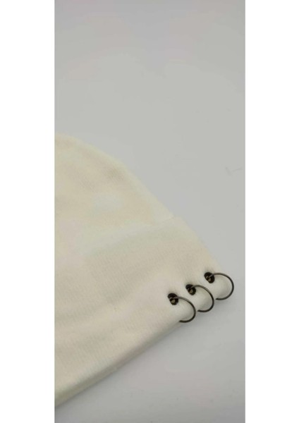 Bere 3'lü Pirsing Beret With Three Piercings