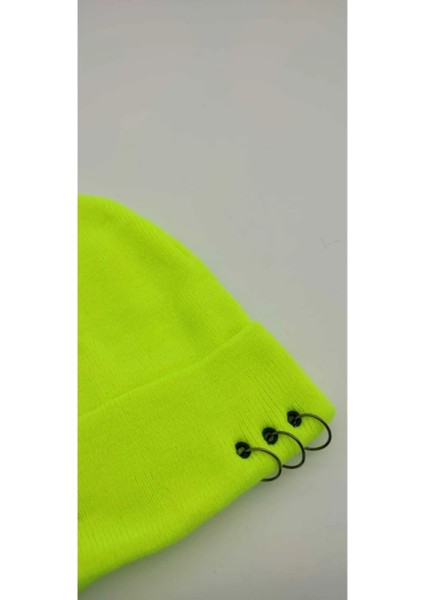 Bere 3'lü Pirsing Beret With Three Piercings