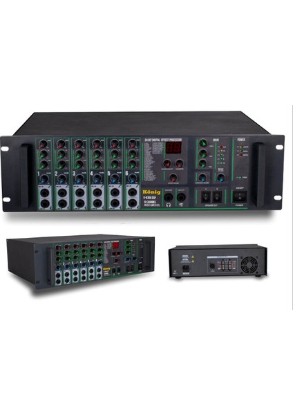 K-6300 Dsp 6 Kanal 300 Watt Mixer Amplifier