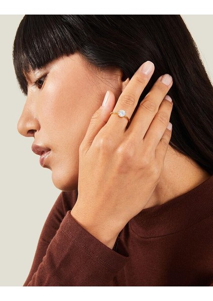 Z Koleksiyonu Altın Kaplama Zirkonyum Taşlı Yüzük fiyatları