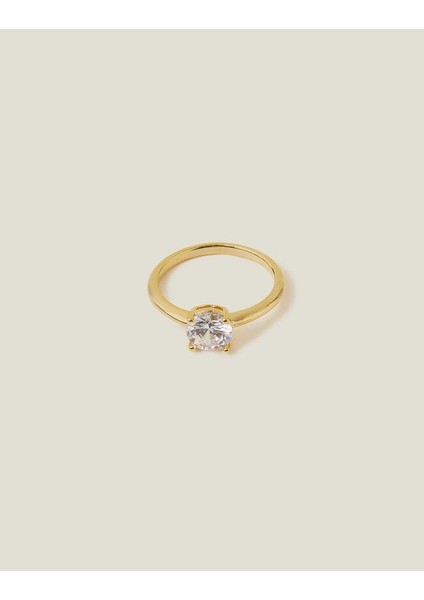 Z Koleksiyonu Altın Kaplama Zirkonyum Taşlı Yüzük modelleri