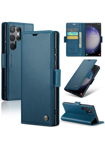 Samsung Galaxy S24 Ultra Parlak Litchi Doku Stand Telefon Kapağı (Yurt Dışından) fiyatları