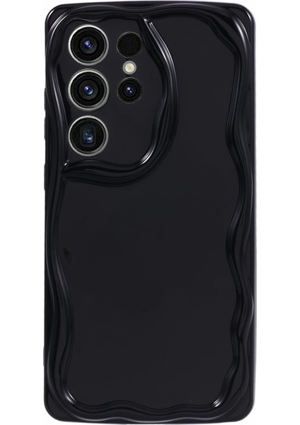 Samsung Galaxy S24 Ultra Tpu Kasası Wavy Edge Hassas Kesik Koruyucu Telefon Kapağı (Yurt Dışından)