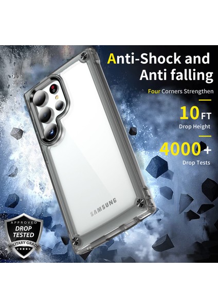 Samsung Galaxy S24 Ultra Pc+Tpu Cilt-Touch Net Telefon Kapağı (Yurt Dışından)