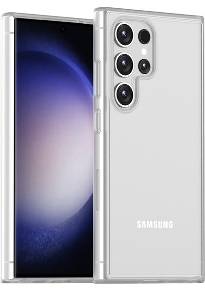 Galaxy S24 Ultra Damla Geçirmez Mat Tpu+Pc Telefon Muhafız Kapağı (Yurt Dışından)