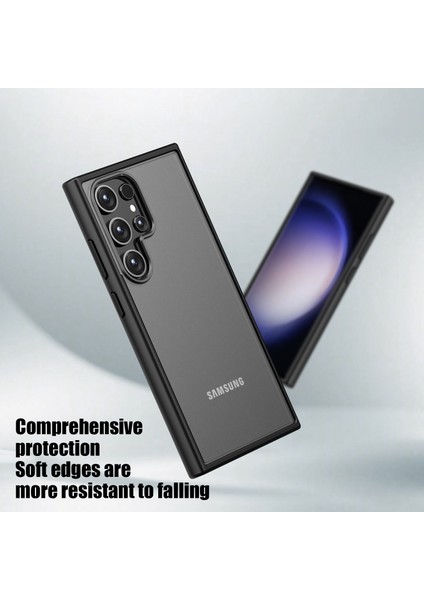 Galaxy S24 Ultra Damla Geçirmez Mat Tpu+Pc Telefon Muhafız Kapağı (Yurt Dışından) modelleri