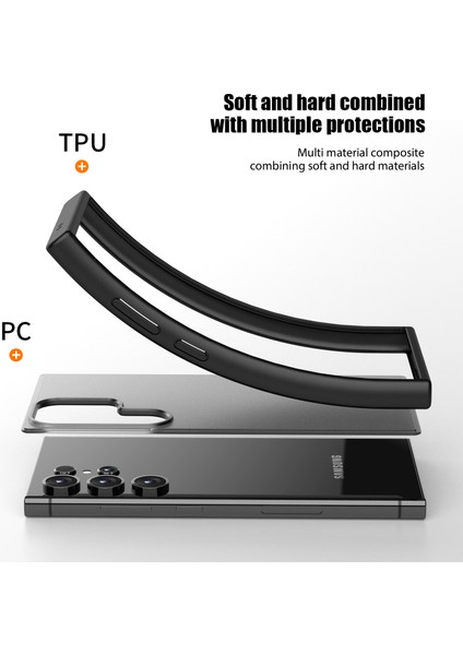 Galaxy S24 Ultra Damla Geçirmez Mat Tpu+Pc Telefon Muhafız Kapağı (Yurt Dışından) indirimleri