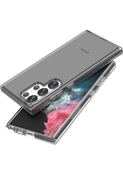 Samsung Galaxy S24 Ultra Clear Case Pc+Tpu Çizgiye Karşı Telefon Kapağı (Yurt Dışından) indirimleri