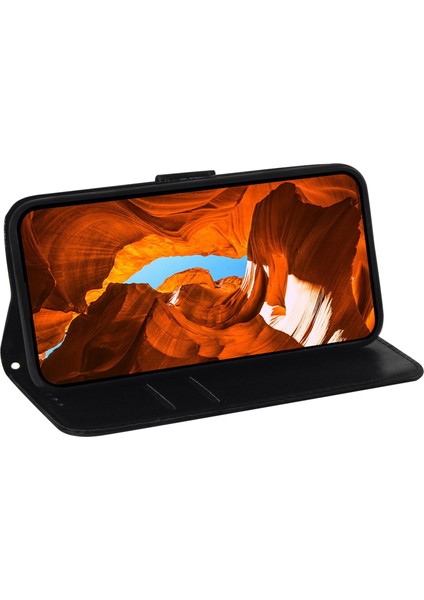 Samsung Galaxy S24 Ultra Göz Kamaştırıcı Çiçek Desen Standı Kapağı Cüzdan (Yurt Dışından)