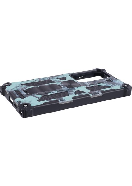 Samsung Galaxy S24 Ultra Kamuflaj Kickstand Plastik+Tpu Cep Telefonu Kapağı (Yurt Dışından) fırsatları
