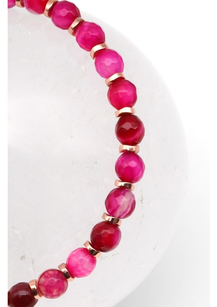 Akik Doğal Taş Makrome Örme Bileklik Faset Kesim fiyatları