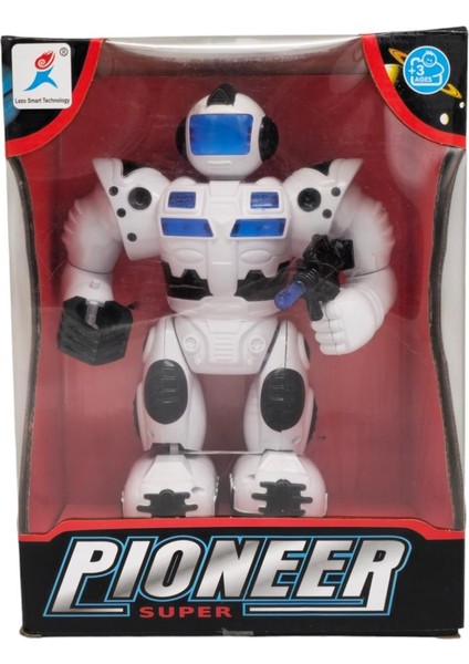 Pioneer Büyük Robot 99111,HAREKETLI, Işıklı ve Sesli Oyuncak