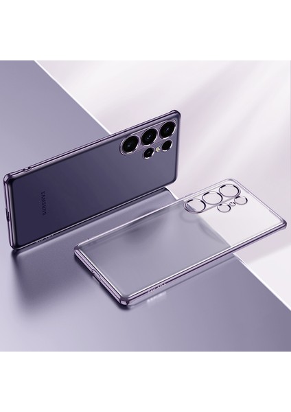 Samsung Galaxy S24 Ultra Tpu Kasası Elektrüplendirme Mat Telefon Kapağı (Yurt Dışından)