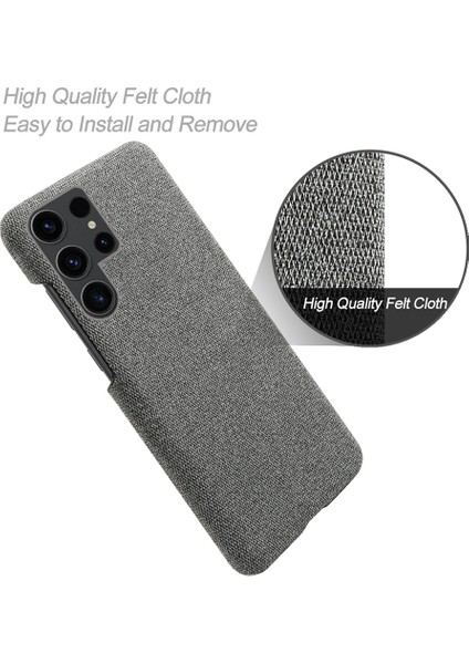 Samsung Galaxy S24 Ultra Toz Geçirmez Bez+Pc Telefon Kabuğu (Yurt Dışından) fırsatları