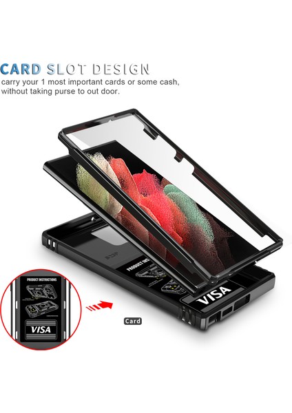 Samsung Galaxy S24 Ultra Halka Tutucu Çubuğu ile Telefon Kılıfı (Yurt Dışından) indirimleri