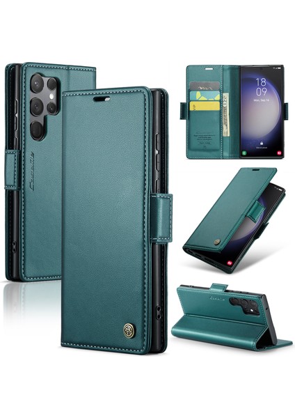 Samsung Galaxy S24 Ultra Parlak Litchi Doku Stand Telefon Kapağı (Yurt Dışından) fiyatları