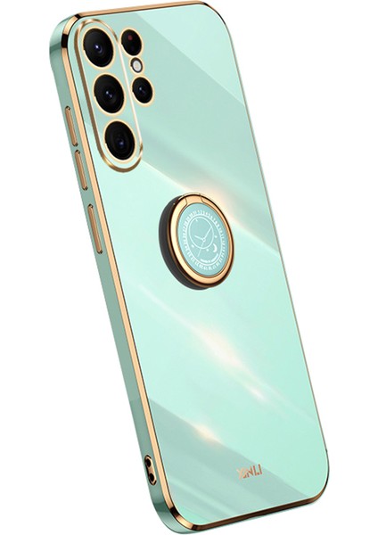 Samsung Galaxy S24 Ultra Cover Electoleed Tpu Telefon Kılıfı ile Ring Kickstand (Yurt Dışından)