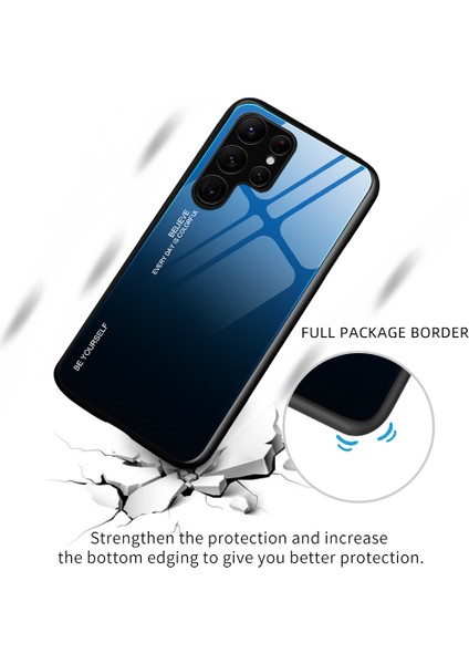 Samsung Galaxy S24 Ultra Koruyucu Gradyan Renk Temsilli Cam Pc Tpu Telefon Kapağı (Yurt Dışından) fiyatları