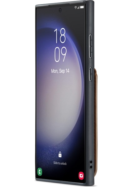 Samsung Galaxy S24 Ultra Çılgın At Doku Kart Yuvaları Telefon Kapağı (Yurt Dışından) fiyatları