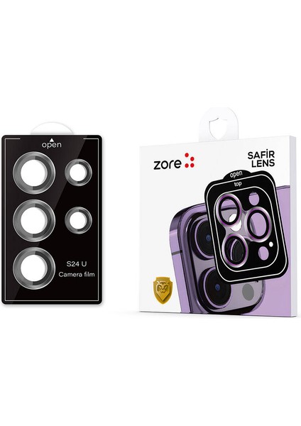 Galaxy S24 Ultra Zore Kamera Lens Koruyucu Cam Filmi