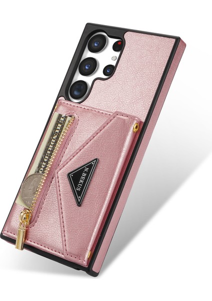 Galaxy S24 Ultra Telefon Kılıfı Zipper Kartı Tutucu Kapak Kayış (Yurt Dışından) indirimleri
