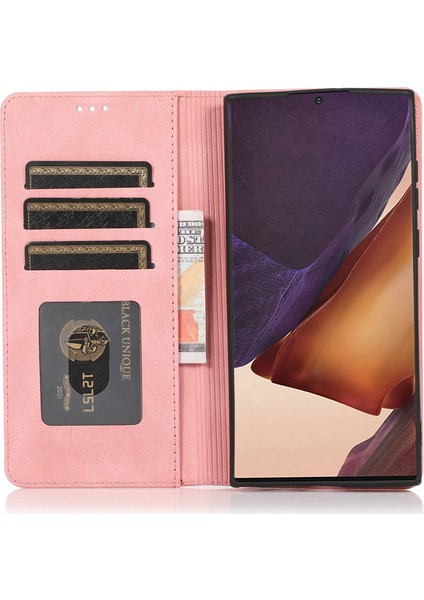 Samsung Galaxy S24 Ultra Tpu+Pu Deri Telefon Kılıfı Manyetik Stand Cüzdan Kapağı (Yurt Dışından) fiyatları
