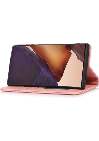 Samsung Galaxy S24 Ultra Tpu+Pu Deri Telefon Kılıfı Manyetik Stand Cüzdan Kapağı (Yurt Dışından) modelleri