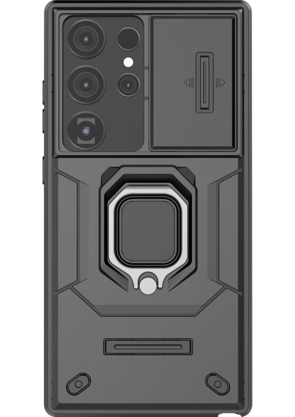 Samsung Galaxy S24 Ultra Anti-Drop Pc+Tpu Kickstand Kapağı Slayt Lens Koruması (Yurt Dışından) indirimleri