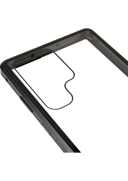 Samsung Galaxy S24 Ultra Manyetik Temperli Cam Çift Taraflı Telefon Kapağı (Yurt Dışından) fırsatları