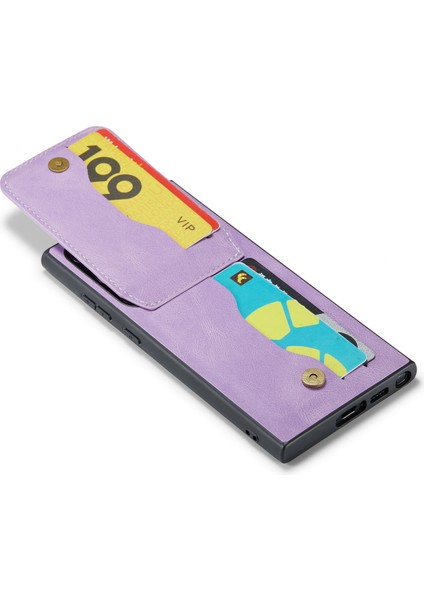 Samsung Galaxy S24 Ultra Çılgın At Doku Kart Yuvaları Telefon Kapağı (Yurt Dışından) fırsatları