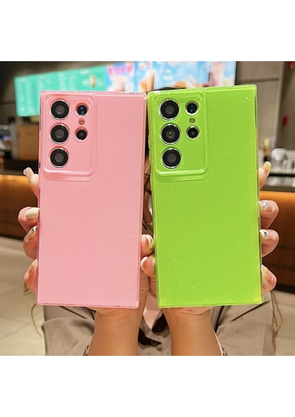 Samsung Galaxy S24 Ultra Prasise Lens Koruma Glitter Tpu Telefon Kapağı (Yurt Dışından) indirimleri