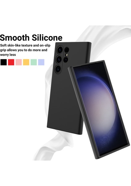 Samsung Galaxy S24 Ultra Şok Geçirmez Sıvı Silikon Akıllı Telefon Kapağı Kayışlı (Yurt Dışından) fırsatları