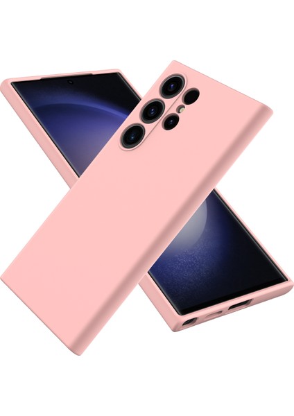 Samsung Galaxy S24 Ultra Şok Geçirmez Sıvı Silikon Akıllı Telefon Kapağı Kayışlı (Yurt Dışından)