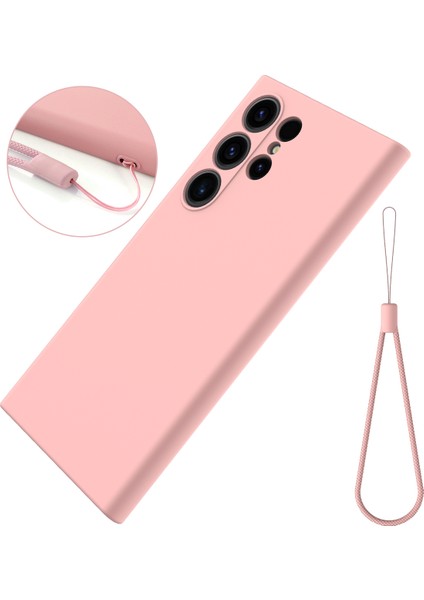 Samsung Galaxy S24 Ultra Şok Geçirmez Sıvı Silikon Akıllı Telefon Kapağı Kayışlı (Yurt Dışından) fiyatları