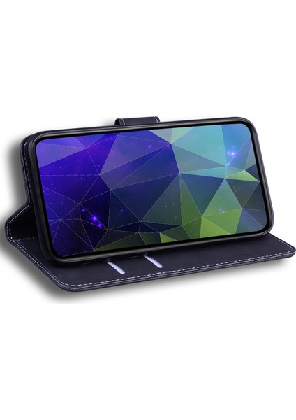 Galaxy S24 Ultra Deri Kelebek Baskı Cüzdan Telefon Stand Kapağı (Yurt Dışından)