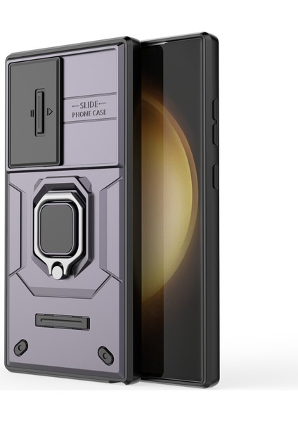 Samsung Galaxy S24 Ultra Anti-Drop Pc+Tpu Kickstand Kapağı Slayt Lens Koruması (Yurt Dışından) fiyatları