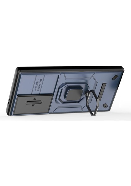 Galaxy S24 Ultra Anti-Drop Pc+Tpu Kickstand Covber Slayt Lens Koruması (Yurt Dışından)