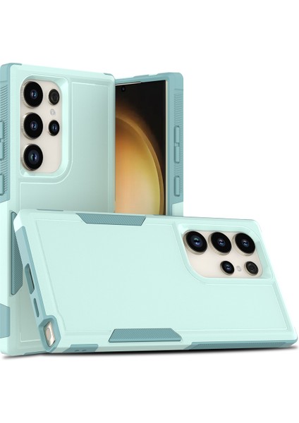 Samsung Galaxy S24 Ultra Slim Hard Pc+Tpu Telefon Koruyucu Kapak (Yurt Dışından)