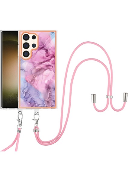 Samsung Galaxy S24 Ultra Tpu Koruyucu Kapak Lanyard ile (Yurt Dışından)