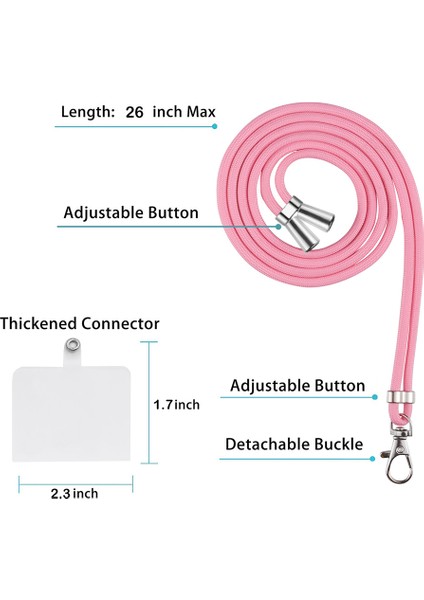 Samsung Galaxy S24 Ultra Tpu Koruyucu Kapak Lanyard ile (Yurt Dışından) modelleri